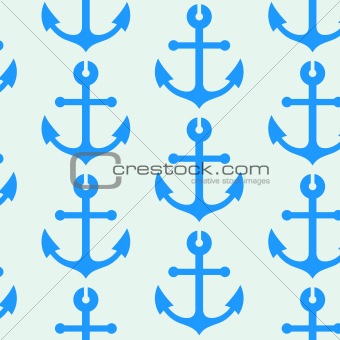 seamless wallpaper with sea anchors