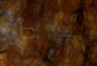 Grunge Marbled Fractal Pattern in Rust and Black