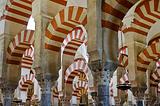 Inside the Mezquita of Cordoba, Spain