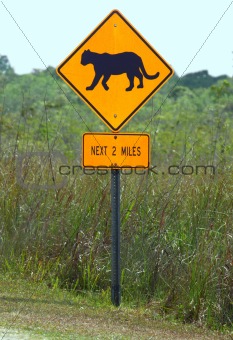 Florida Panthers Highway Sign