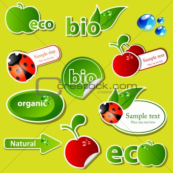 Bio sticker set