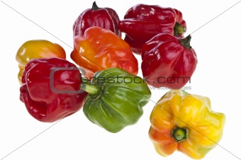 Small exotic peppers