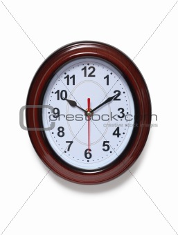 Clock Isolated On White