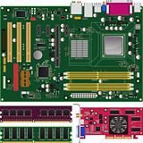 Mainboard,Memory and Graphics Card