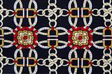 Abstract pattern ornamented textile