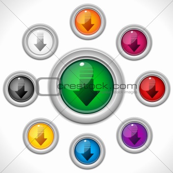Download Shiny Colorful Web Button