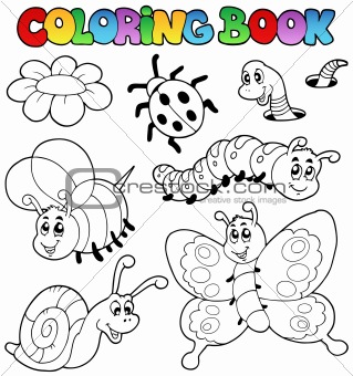 Coloring book with small animals 2