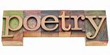 poetry in letterpress type