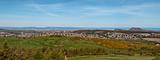 A panoramic view of Edinburgh from the Pentlands