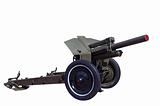 world war two vintage rarity soviet howitzer M30 isolated