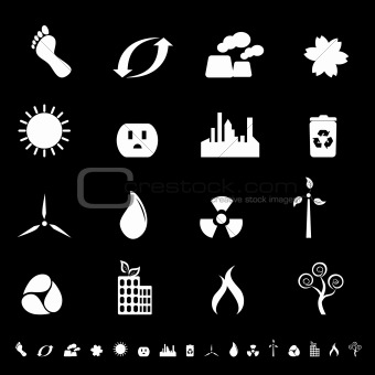 Environment and clean energy icons