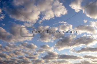 morning clouds background