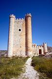 Alcala del Jucar (Albacete) rural town, top 100 most beautiful villages in Spain