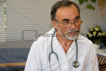 Elderly doctor