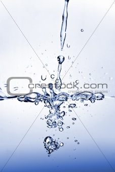 Pouring fresh water