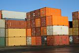 Containers in an intermodal yard 2