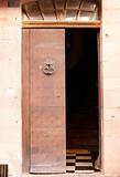wooden door in france