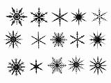 Frosted Snowflake Elements 2