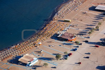 Beach aerial view