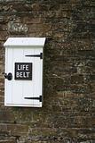 Life Belt Box on Stone Wall