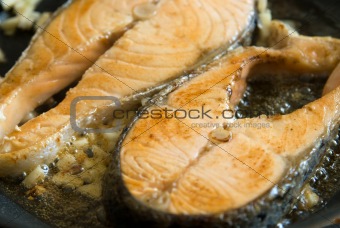 Fillet salmon