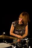 woman drummer