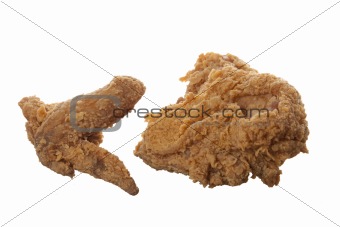 Fried Chicken Breast and Wing