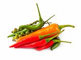 different kinds of hot pepper