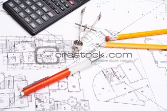 engineering and architecture drawings