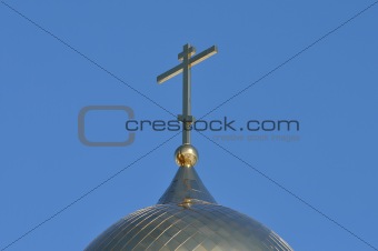 Golden Dome On Russian Orthodox Church
