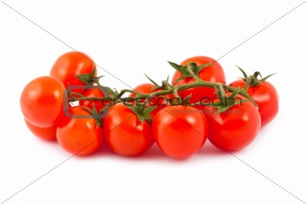 Ripe red cherry tomatoes