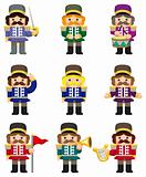 cartoon Toy soldiers icon