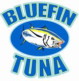 bluefin tuna fish front