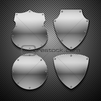 Set of vector shields.
