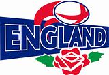 rugby ball england english rose