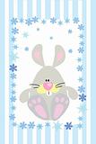 rabbit with snowflake