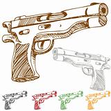Handgun Sketch