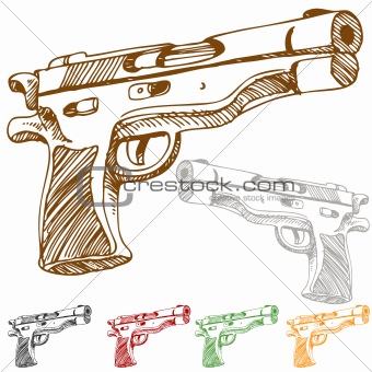 Handgun Sketch