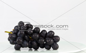 Fresh black grape