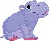 Cartoon baby Hippo boy