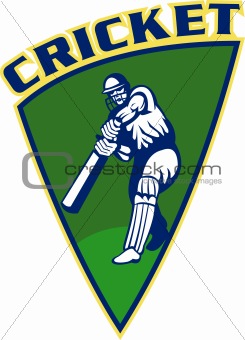 cricket sports batsman batting shield