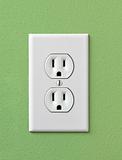 Electrical House Outlet 110- Green