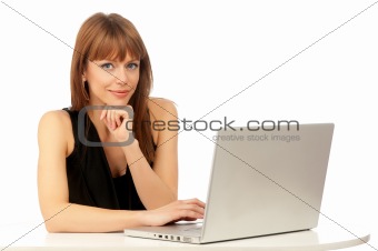 lady and the computer