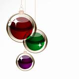 Christmas transparent balls