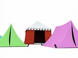 Colored Tents