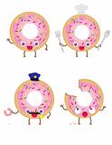 4 Cute Donuts