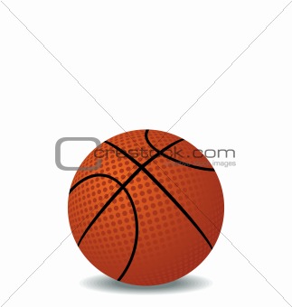 Realistic illustration of basket ball