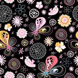 Bright floral pattern