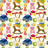 cartoon child toy seamless pattern