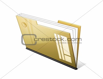 Illustration of a volume folder